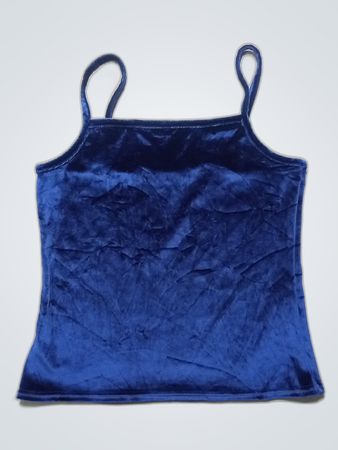 Blue Velvet Tank Top