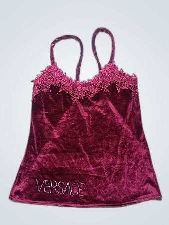 Versace Velvet Cami Top
