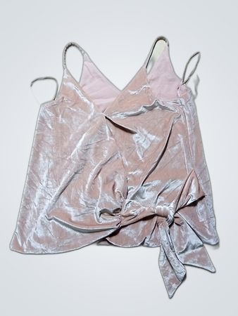 Pink Velvet Top