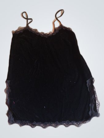 Black Lace Trim Camisole