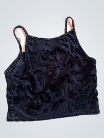 Black Floral Camisole