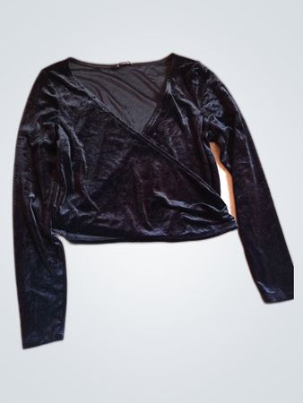 MONKL Black Velvet Top