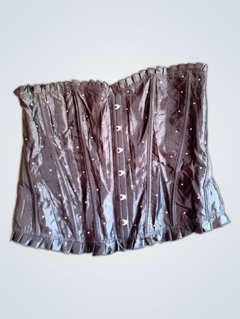 Black Satin Corset