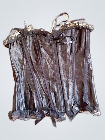 Black Satin Corset
