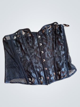 Black Lace Corset Top