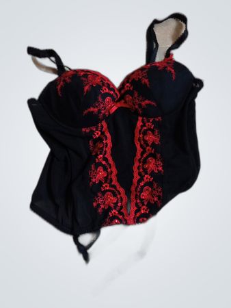 Presence Black Lace Bustier Corset