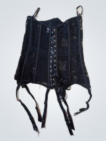 Black Lace Corset