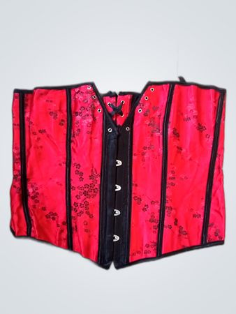 Red and Black Corset