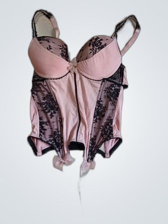 Victoria's Secret Pink Lace Bodysuit