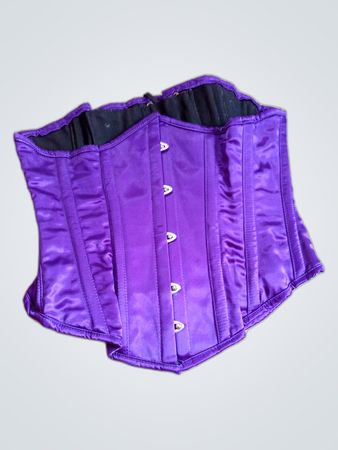Purple Satin Corset