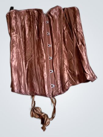 Brown Satin Corset