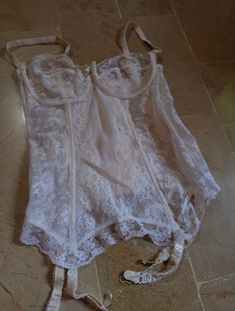 White Lace Corset