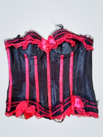 Black and Red Corset