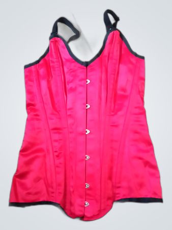 Pink Satin Corset