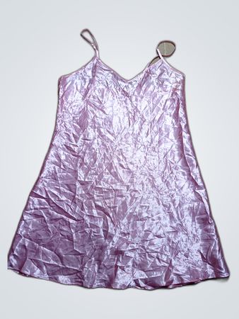 Pink Satin Dress
