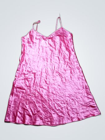 Pink Satin Nightgown