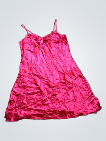 Pink Satin Dress