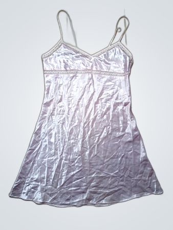 Pink Satin Chemise