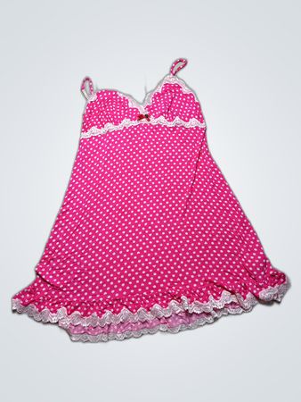 Pink Polka Dot Nightgown