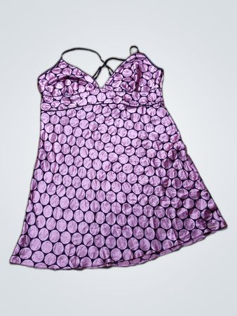 Autograph Lila Pünktchen Kleid