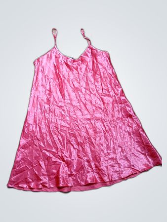 Pink Satin Dress