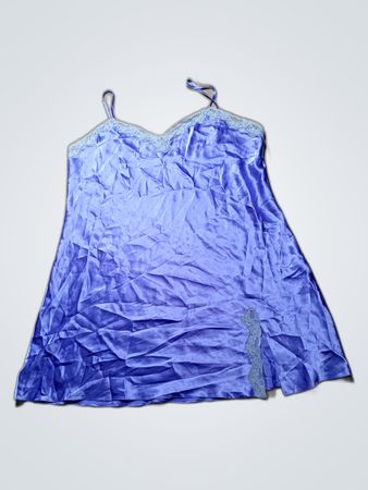 Lascana Purple Satin Slip Dress