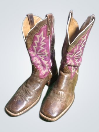 Ariat Cowboy Boots Brown Leather