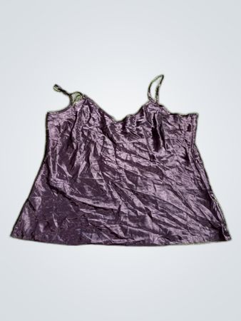 Bon Marché Black Satin Camisole