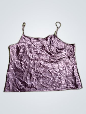 Black Polyester Camisole Top
