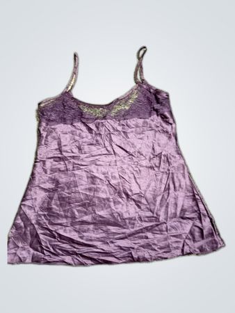 Aireclairee Lace Trim Satin Camisole
