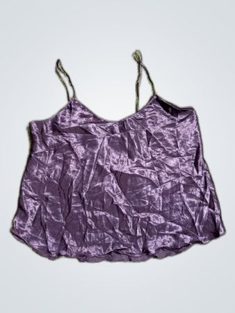 Etam Black Silk Camisole
