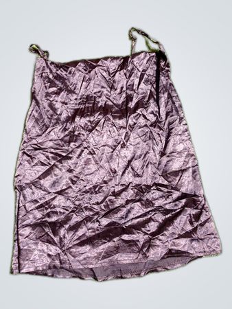 Robe nuisette en satin noir