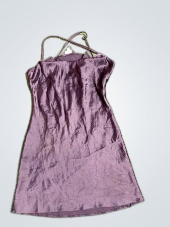 Paul & Shark Black Satin Slip Dress