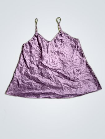 Unbranded Black Satin Camisole Top