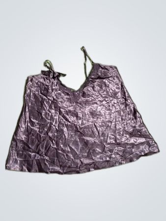 Black Silk Camisole Top