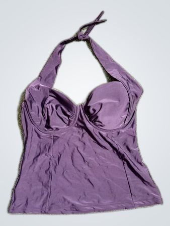 Resort Purple Halter Camisole Top
