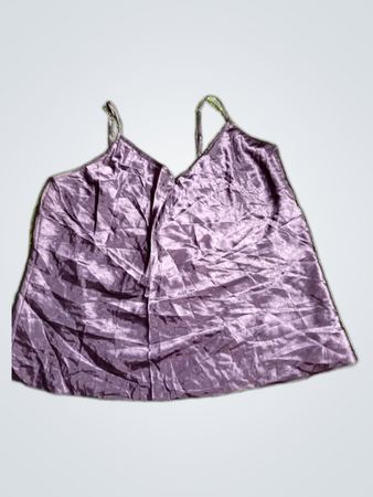Black Satin Camisole Top