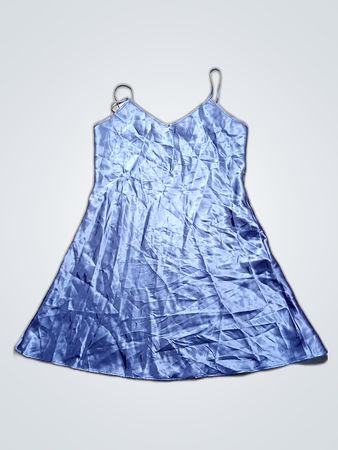 Secrets Lingerie Blue Satin Slip Dress