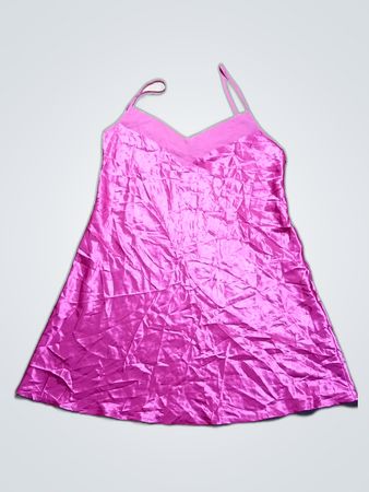 Pink Satin Dress