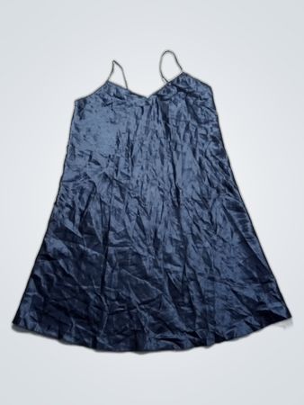 Unbranded Black Polyester Slip Dress