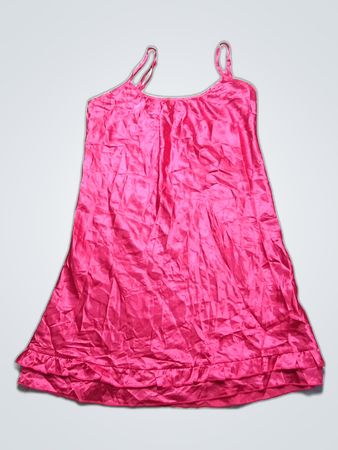 Secret Red Satin Slip Dress