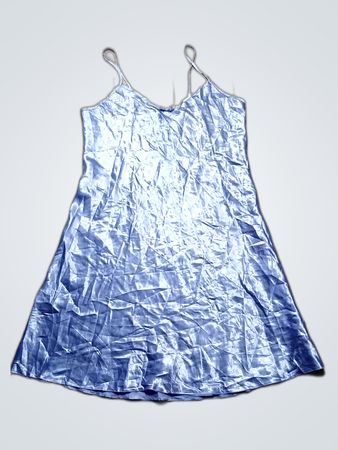 The Collection Blue Satin Slip Dress