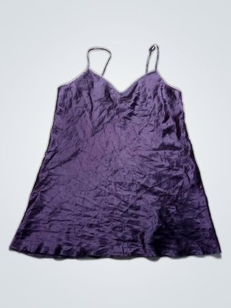 Debenhams Purple Satin Slip Dress