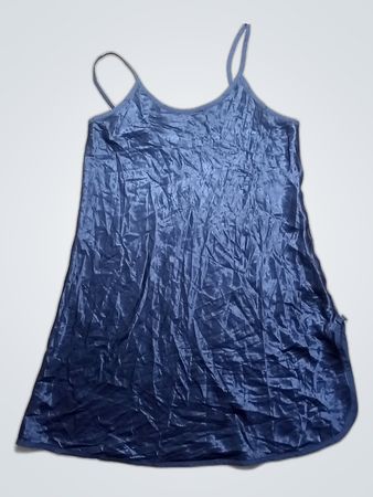 Marks & Spencer Black Satin Slip Dress