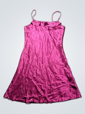Pink Satin Dress