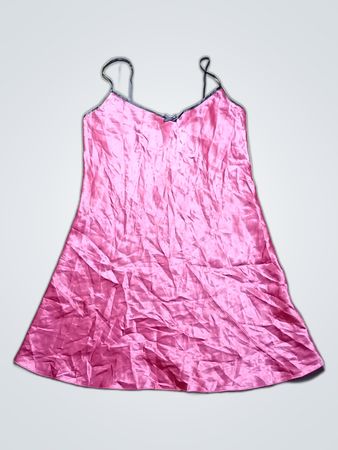 Pink Satin Nightgown