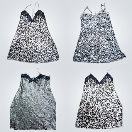 Y2K Leopard Print Dresses