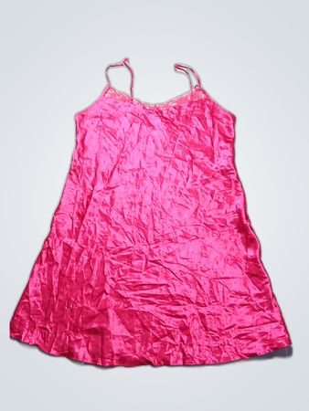 F&F Red Satin Slip Dress