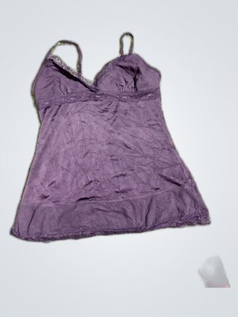 Black Lace Trim Camisole Top