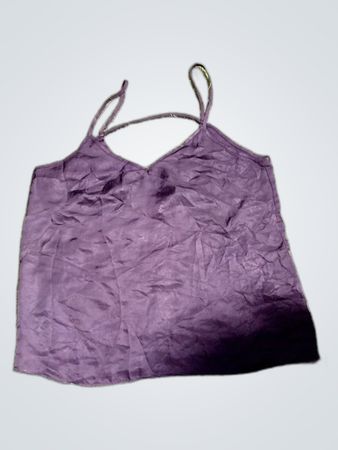 H&M Black Satin Cami Top